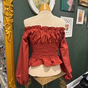 Ruched Corset Top. SHEIN. size: XS